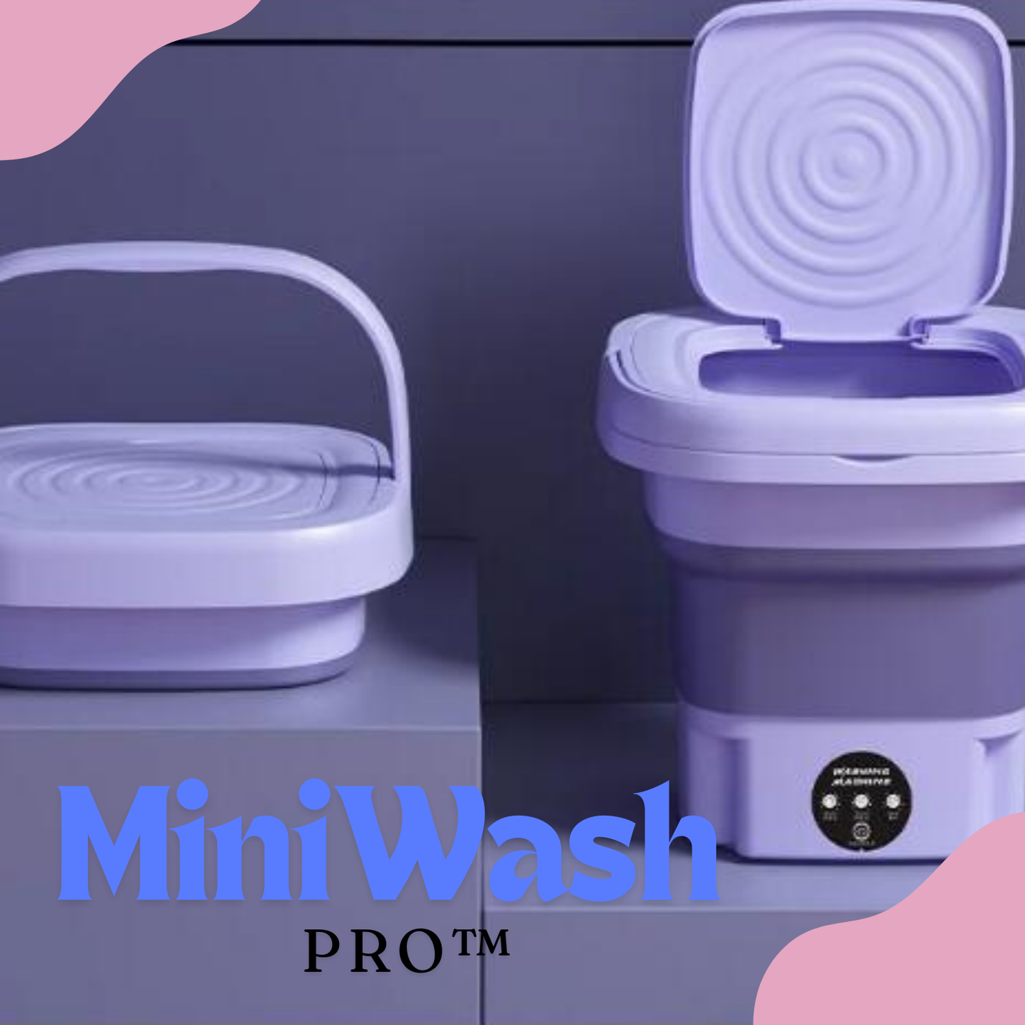 MINIWASH PRO™: TU LAVANDERÍA PORTÁTIL, COMPACTA Y ECOLÓGICA™