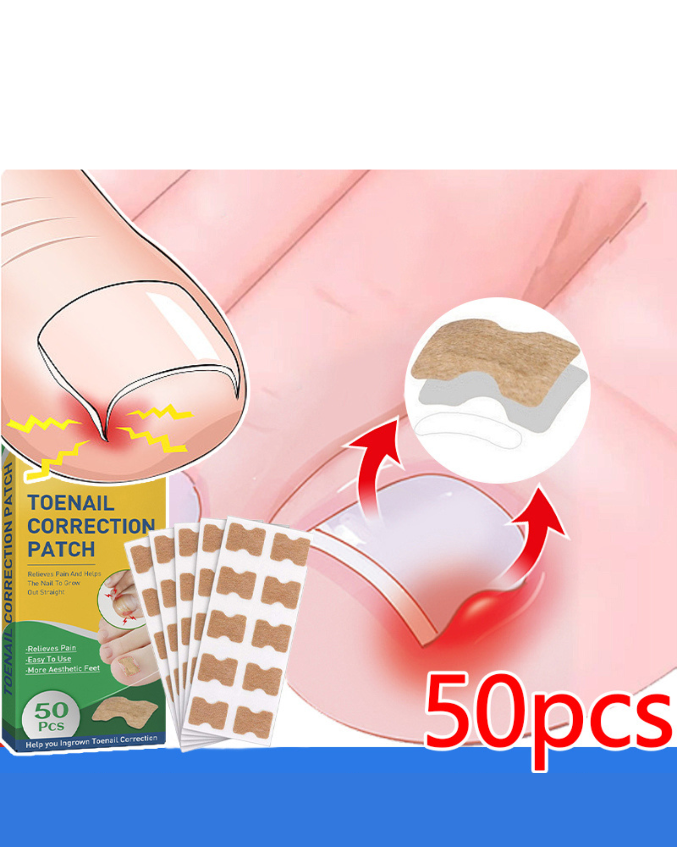 ADIOS UÑAS ENCARNADAS Y HONGOS - PARCHE CORRECTOR ✨