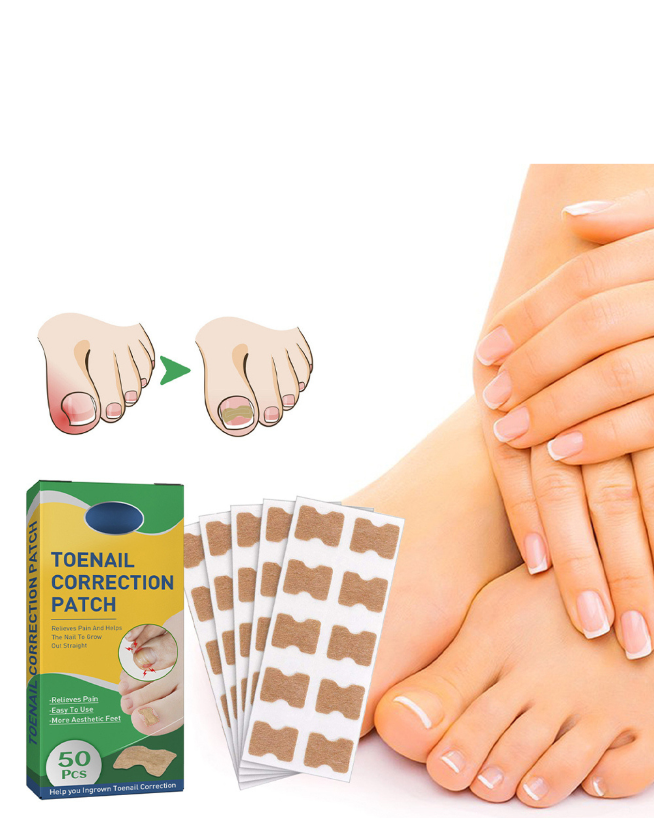 ADIOS UÑAS ENCARNADAS Y HONGOS - PARCHE CORRECTOR ✨