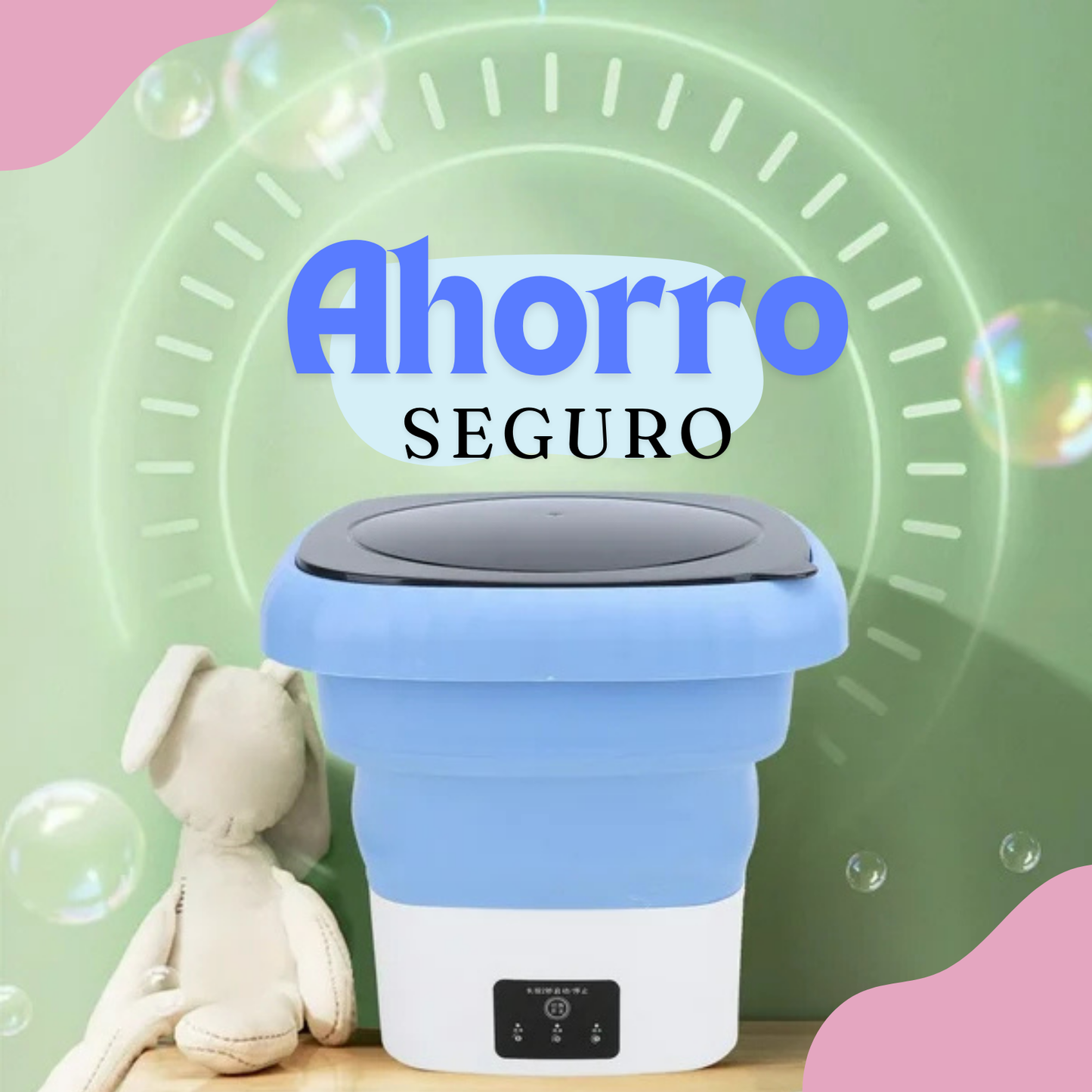 MINIWASH PRO™: TU LAVANDERÍA PORTÁTIL, COMPACTA Y ECOLÓGICA™