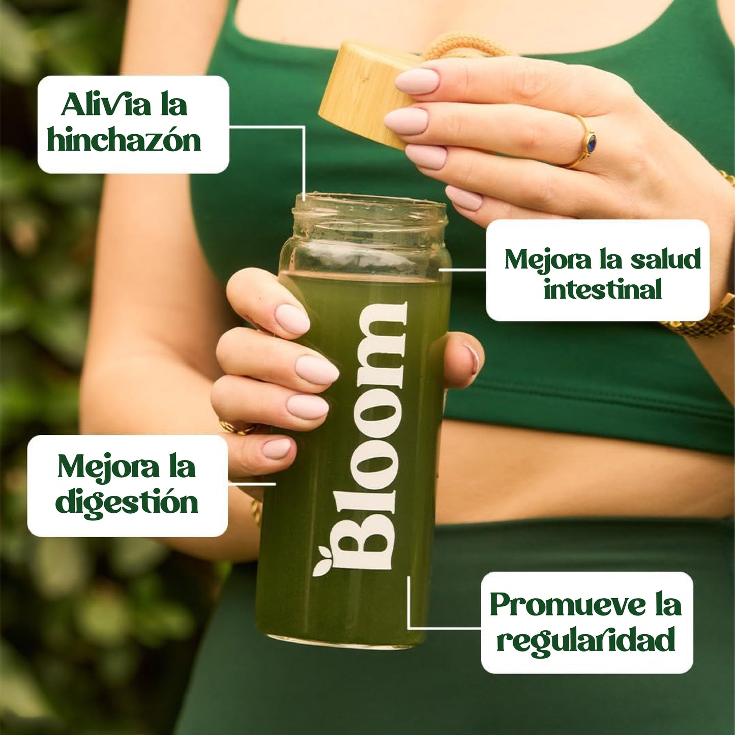 ADIÓS HINCHAZÓN 🙌✨ HOLA LIGEREZA 🥒🍋 CON BLOOM JUGO VERDE
