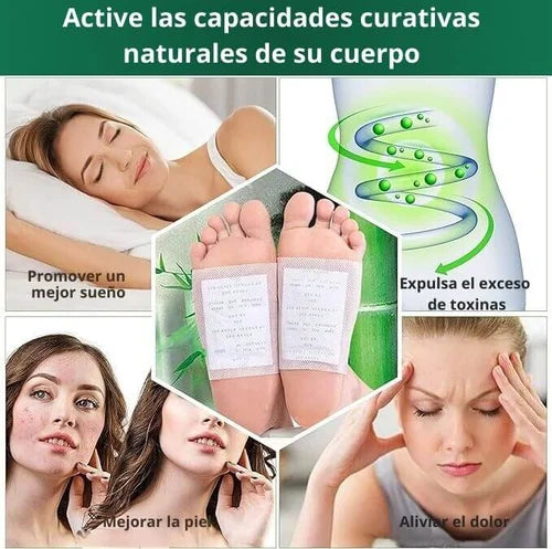 DESITINTOXICA TU CUERPO CON LOS PARCHES KINOKI 🦶💤 ELIMINA TOXINAS