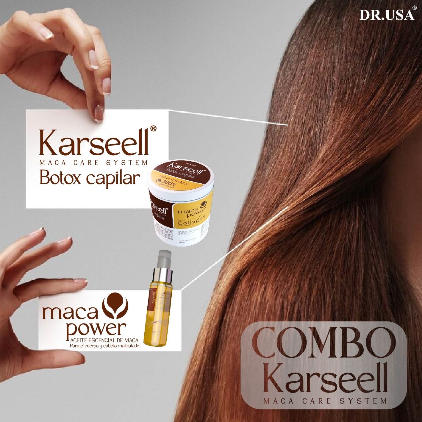 PACK KARSEELL BY DR. USA: TU CABELLO, COMO RECIÉN SALIDO DEL SALÓN