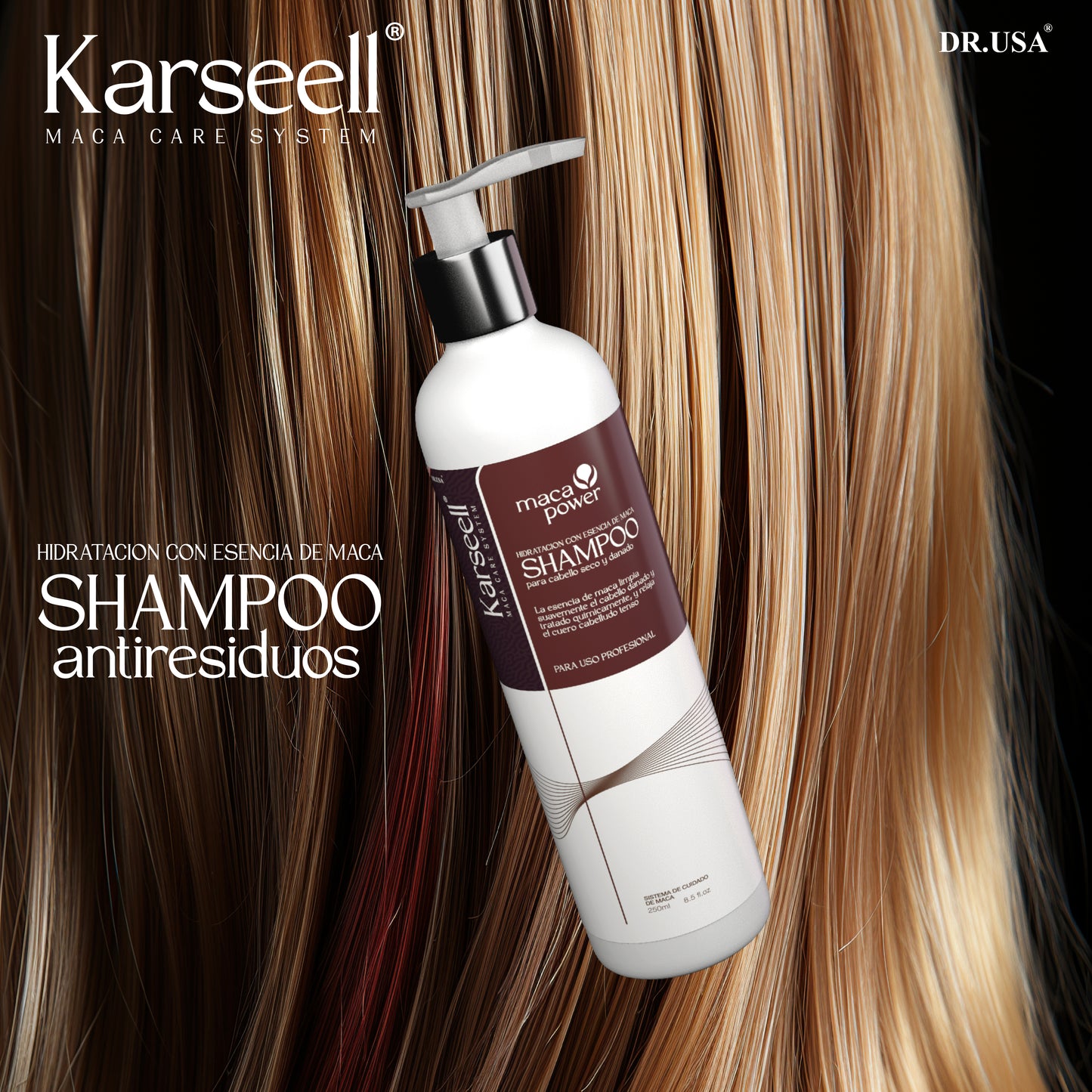 PACK KARSEELL BY DR. USA: TU CABELLO, COMO RECIÉN SALIDO DEL SALÓN